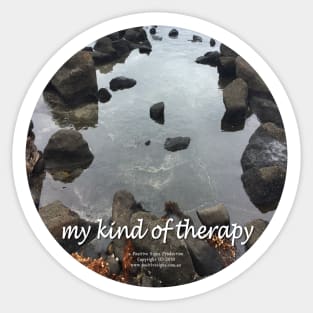 My Kind Of Therapy 04 ROUND Sticker